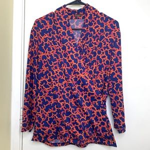 J. McLaughlin Catalina Cloth 3/4 Wrap Top